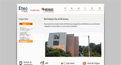 Desktop Screenshot of etecdevilaformosa.com.br