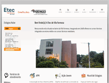Tablet Screenshot of etecdevilaformosa.com.br